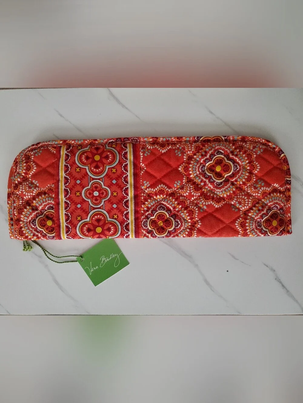 Vera Bradley Paprika Quilted Curling Iron Cover
